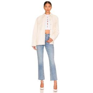 GRLFRND Karolina High Rise Straight Crop La Playa Jeans Size 25 NWT